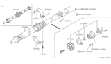 Diagram for 1994 Nissan 240SX Drive Shaft - 37000-53F00