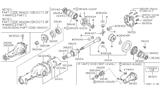 Diagram for Nissan 240SX Differential Cover - 38351-40F00