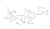 Diagram for Nissan 240SX Parking Brake Cable - 36402-35F00