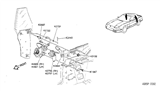 Diagram for 1993 Nissan 240SX Window Motor - K3756-9X001