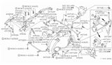 Diagram for 1991 Nissan 240SX Power Steering Hose - 49717-53F60