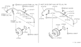 Diagram for 1989 Nissan 240SX Brake Booster Vacuum Hose - 47474-40F10