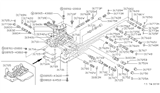 Diagram for 1993 Nissan 240SX Valve Body - 31705-43X62