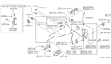 Diagram for Nissan 240SX Door Handle - 80607-35F02