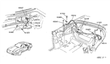 Diagram for 1991 Nissan 240SX Convertible Top Motor - K8048-6X001