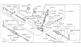 Diagram for Nissan 300ZX Rack & Pinion Bushing - 54444-35F00