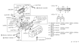 Diagram for Nissan Sentra Throttle Body Gasket - 16175-53J00