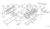 Diagram for Nissan 240SX Cylinder Head - 11041-40F80