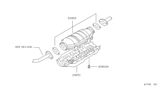 Diagram for 1990 Nissan 240SX Catalytic Converter - 20800-53F26