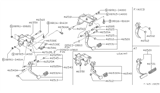 Diagram for 1990 Nissan 240SX Brake Pedal - 46520-40F10