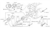 Diagram for 1990 Nissan 240SX Oil Filter - 15050-53F01