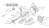 Diagram for 2001 Nissan Sentra Crankshaft Gear - 13021-53J00