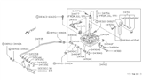 Diagram for 1994 Nissan 240SX Automatic Transmission Shifter - 34901-54F00