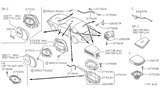 Diagram for 1991 Nissan Maxima Car Speakers - 28156-51E01