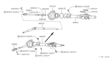 Diagram for 1989 Nissan 240SX Steering Column Cover - 48950-40F60