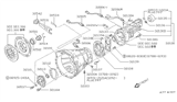 Diagram for 1993 Nissan 240SX Back Up Light Switch - 32006-K2011