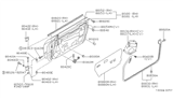 Diagram for 1989 Nissan 240SX Door Check - 80430-35F00