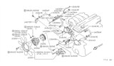 Diagram for 1995 Nissan 240SX Cooling Hose - 14056-53F10