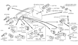 Diagram for Nissan Wiper Switch - 25260-44F00