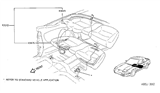 Diagram for Nissan 240SX Seat Cushion - K3675-6X101