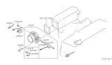 Diagram for 1991 Nissan 240SX Throttle Body - 16118-40F10