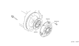 Diagram for 1991 Nissan 240SX Clutch Disc - 30100-51F15