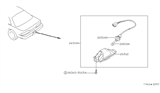 Diagram for Nissan 240SX Light Socket - 26251-40F00