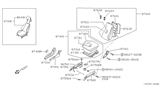 Diagram for 1992 Nissan 240SX Seat Cover - 87330-35F00