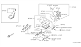 Diagram for 1992 Nissan 240SX Seat Cushion - 87300-59F00