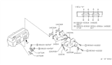 Diagram for 1993 Nissan 240SX Exhaust Manifold Gasket - 14036-53F01