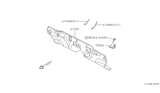 Diagram for 1990 Nissan 240SX Dash Panels - 67300-40F35