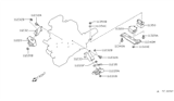 Diagram for 1990 Nissan 240SX Engine Mount - 11320-35F00