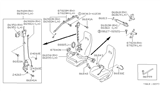 Diagram for 1992 Nissan 240SX Seat Belt - 86895-40F00