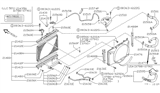 Diagram for 1992 Nissan 240SX Coolant Reservoir - 21721-35F01