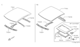 Diagram for 1991 Nissan 240SX Hood Hinge - 73230-40F00