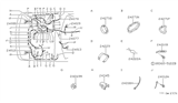 Diagram for 1989 Nissan 240SX Battery Cable - 24080-40F00