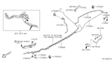 Diagram for 2011 Nissan Frontier Fuel Line Clamps - 24220-ZZ00A