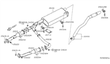 Diagram for Nissan Exhaust Pipe - 20030-EA200