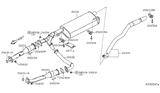 Diagram for 2010 Nissan Xterra Exhaust Pipe - 20030-EA200