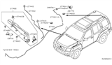 Diagram for 2012 Nissan Xterra Windshield Washer Nozzle - 28933-ZL00A