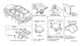 Diagram for Nissan Xterra Body Control Module - 284B1-ZL10A