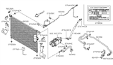 Diagram for 2015 Nissan Frontier A/C Hose - 92490-ZS50A