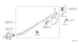 Diagram for 2010 Nissan Xterra Rear Passenger Door Handle Latch - 82500-ZP70A