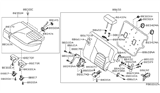 Diagram for 2007 Nissan Xterra Seat Cover - 88670-EA304