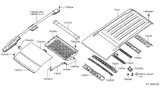 Diagram for 2011 Nissan Xterra Hood Hinge - G3230-ZL0MA