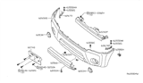 Diagram for Nissan Xterra Air Deflector - 62064-9CJ0A