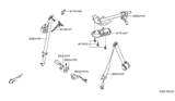 Diagram for 2007 Nissan Xterra Seat Belt - 88845-EA084