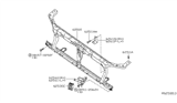 Diagram for 2014 Nissan Xterra Radiator Support - F2500-ZL8MB