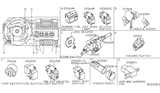 Diagram for Nissan Xterra Dimmer Switch - 25560-9CH2A