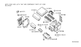 Diagram for 2009 Nissan Xterra Relay - 24012-ZS60B